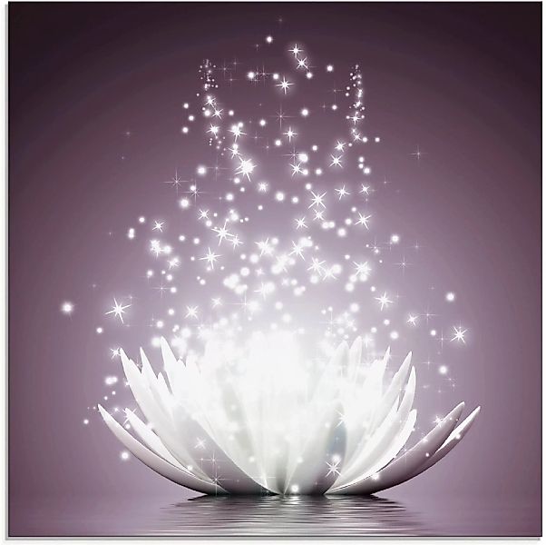 Artland Glasbild "Magie der Lotus-Blume", Blumen, (1 St.), in verschiedenen günstig online kaufen
