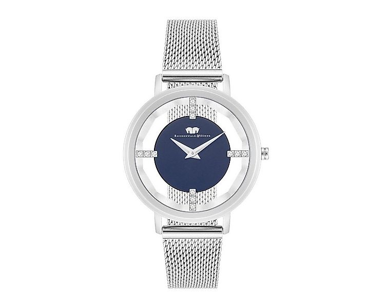 Rhodenwald & Söhne Quarzuhr Lucrezia silber, mit Quarzwerk günstig online kaufen