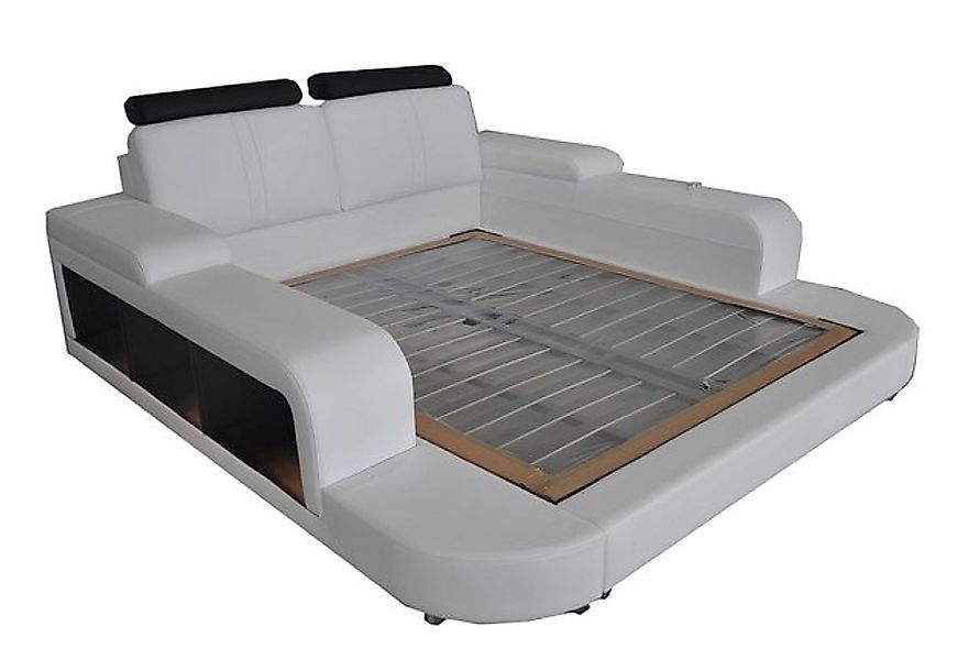 Xlmoebel Bett Hochwertige Leder-Design-Doppelbetten mit modernem Stil, in d günstig online kaufen