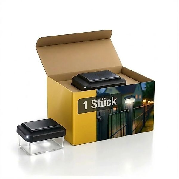 6040 Solarleuchte Solar Zaunleuchte LED Einzelstück günstig online kaufen