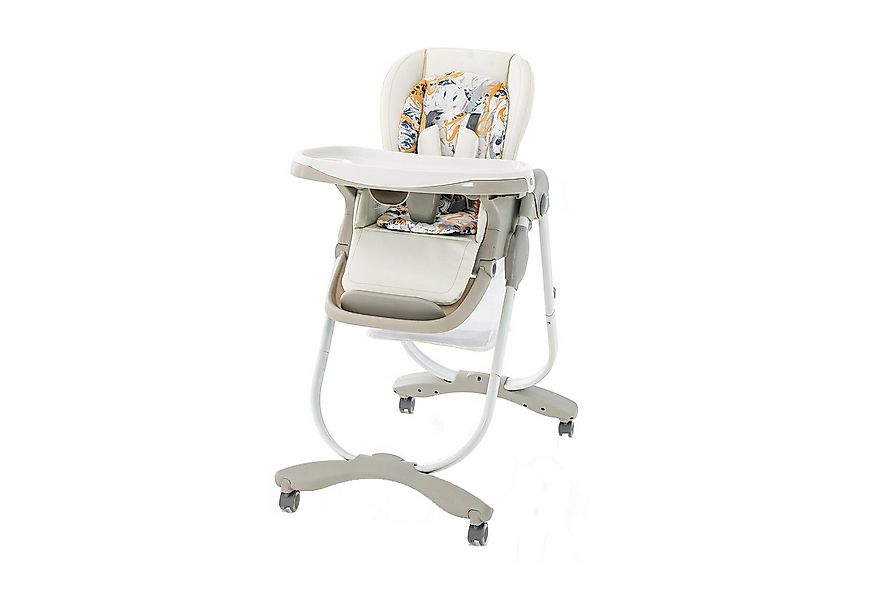 COSTWAY Hochstuhl Babystuhl, klappbar, verstellbar, mit Liegefunktion & Räd günstig online kaufen