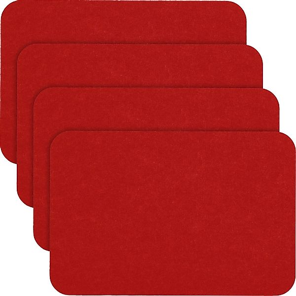 Erwin Müller Platzset Filz-Tischset "Beja" 4er-Pack, Uni günstig online kaufen