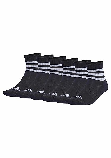 adidas Originals Kurzsocken "Socken 3-Stripes Cushioned Sportswear Mid-Cut günstig online kaufen