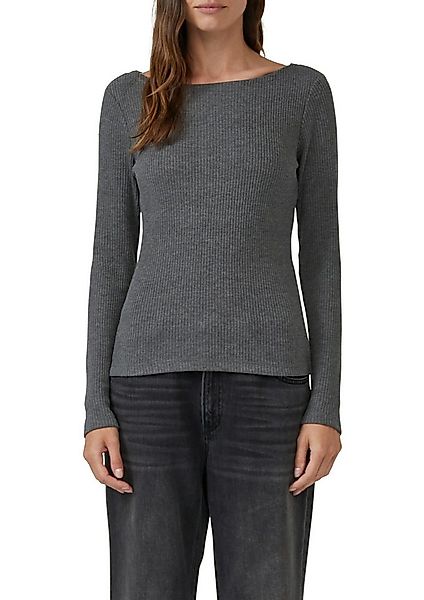 s.Oliver Langarmshirt mit U-Boot-Ausschnitt günstig online kaufen
