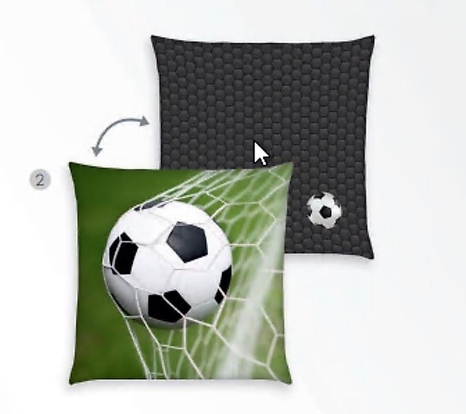 Herding Young Collection Dekokissen Fußball Dekokissen günstig online kaufen