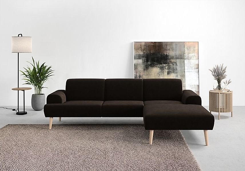 Home affaire Ecksofa »Swift Scandic Design, Federkern für hohen Sitzkomfort günstig online kaufen