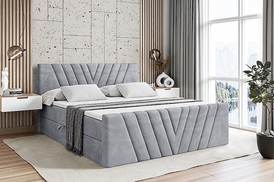 ALTDECOR Boxbett ERNINA-Z (Multipocket-Matratze H4, H3 Matratze Bonellfeder günstig online kaufen