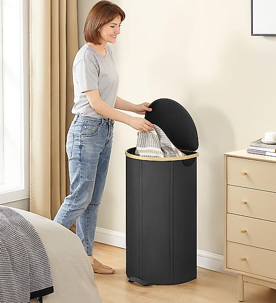 SONGMICS Wäschekorb (1 St), Wäschekorb, 90 günstig online kaufen