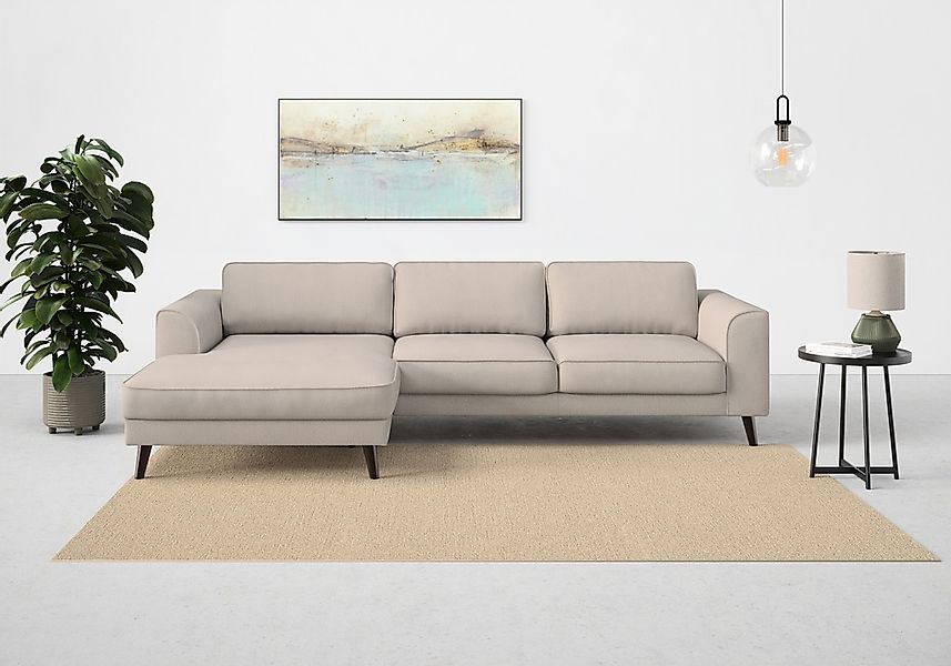 TRENDMANUFAKTUR Ecksofa "Lumber Jack, elegantes Designsofa, zeitlos modern, günstig online kaufen