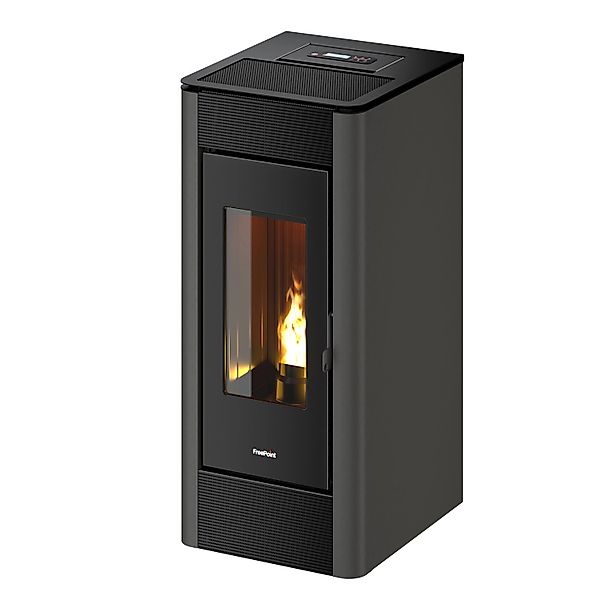 Freepoint Pelletofen Indaco 11 Stahl Anthrazit 3-12 kW EEK: A+ günstig online kaufen