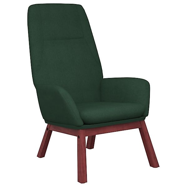 vidaXL Sessel Relaxsessel Dunkelgrün Stoff (1-St) günstig online kaufen
