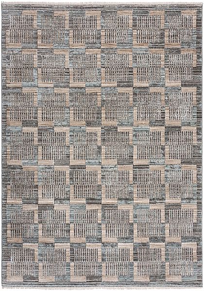 FLAIR RUGS Teppich "Evelyn Blocks" rechteckig 8 mm Höhe Flor mit Glanzeffek günstig online kaufen
