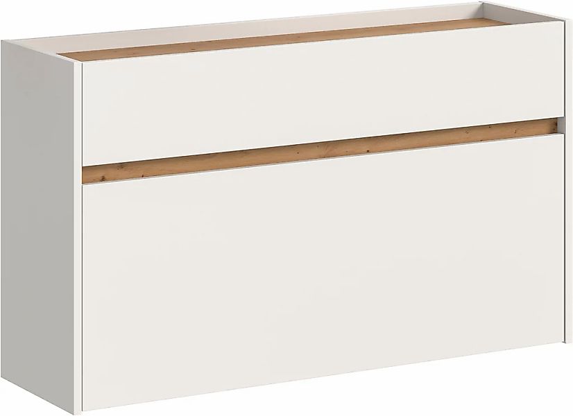 Home affaire Schuhschrank "EVRID, Breite 110cm, hängend, 1 Schubkasten, 1 S günstig online kaufen