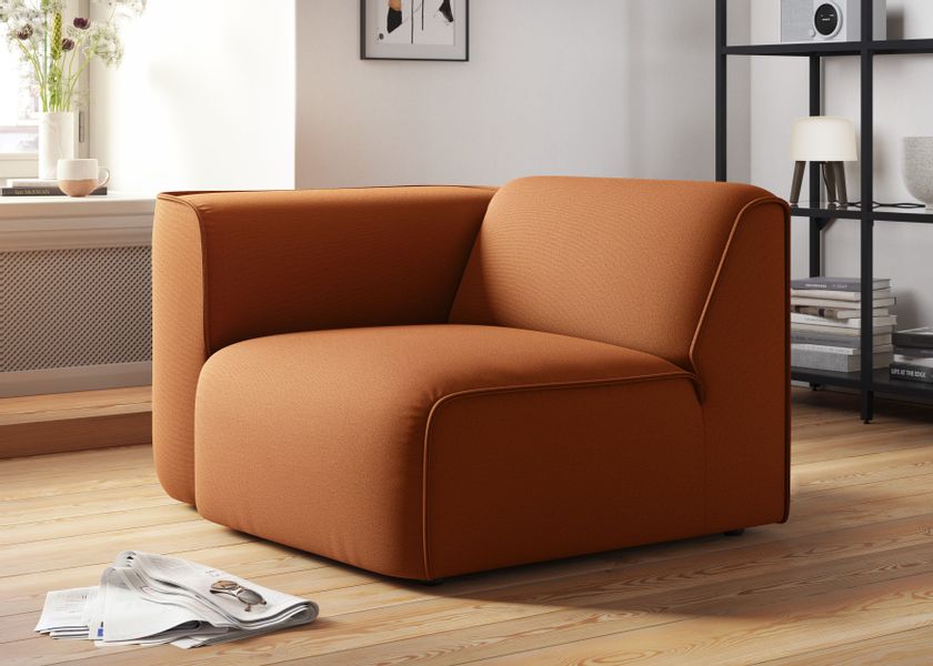 RAUM.ID Sessel Sofa-Eckelement, Maße B/T/H: 109/97/46 günstig online kaufen