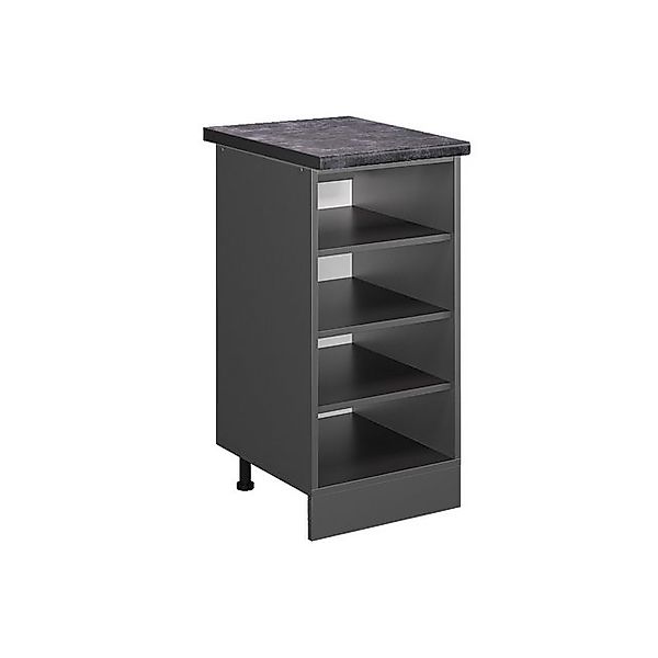 Vicco Küchenregal R-Line Offener Küchenschrank Anthrazit/Anthrazit 40 cm AP günstig online kaufen