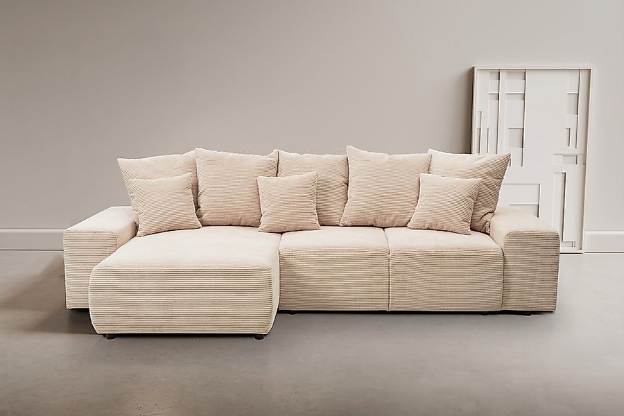 WERK2 Ecksofa "Riwa, modernes Sofa zum Kuscheln und Entspannen, Breite 300c günstig online kaufen