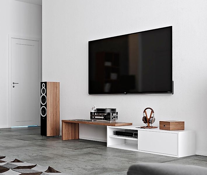TemaHome TV-Bank "Move" ausziehbar auf bis zu 203 cm, mit schöner Schiebetü günstig online kaufen