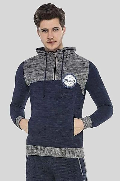 Cipo & Baxx Kapuzensweatshirt "Sweatshirts", (1 tlg.), mit Zipper und Konst günstig online kaufen