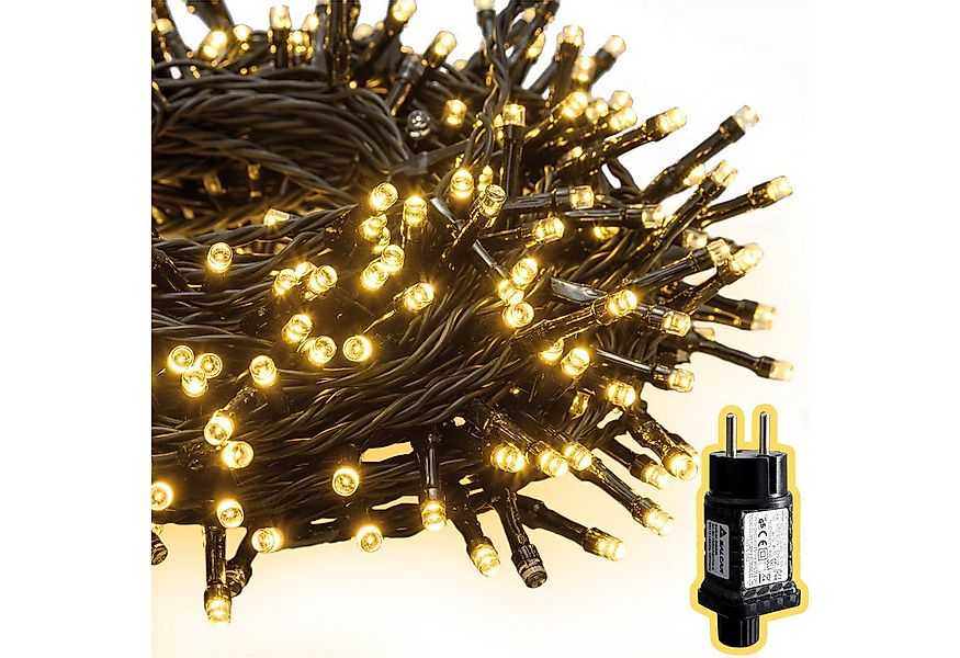Salcar LED-Lichterkette LED Cluster Lichterkette Außen Weihnachtslichterket günstig online kaufen