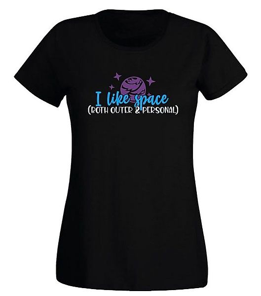 G-graphics T-Shirt Damen T-Shirt - I like my space (both outer an personal) günstig online kaufen