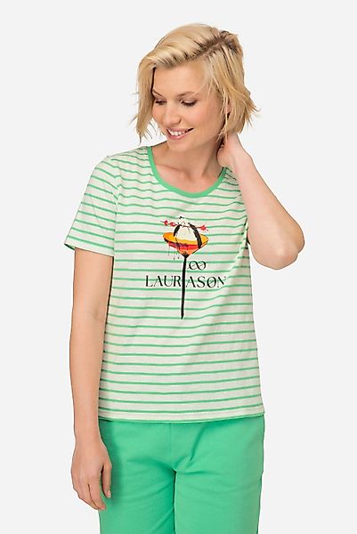 Laurasøn T-Shirt T-Shirt Möven Print Rundhals günstig online kaufen