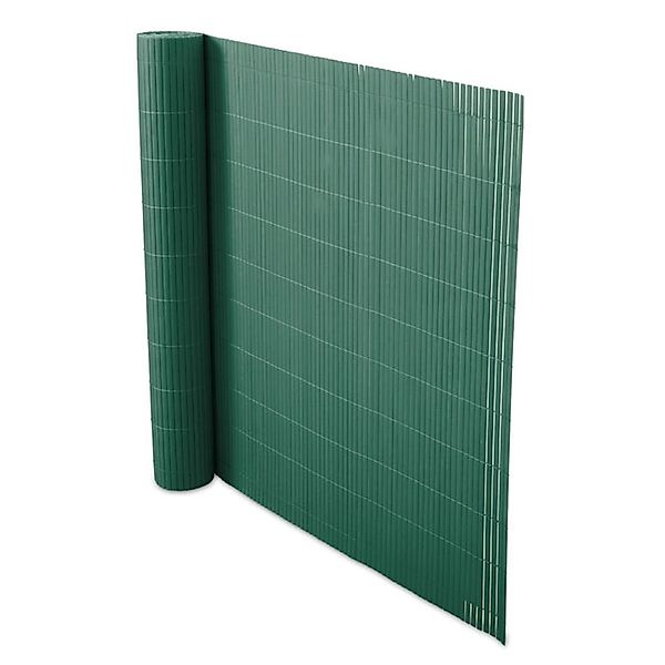 KARAT PVC Sichtschutzzaun Blickdicht für Garten und Balkon Grün 200 x 300 c günstig online kaufen