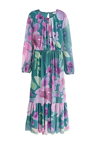 Next Maxikleid Maxikleid mit langen Ärmeln und Mesh (1-tlg) günstig online kaufen