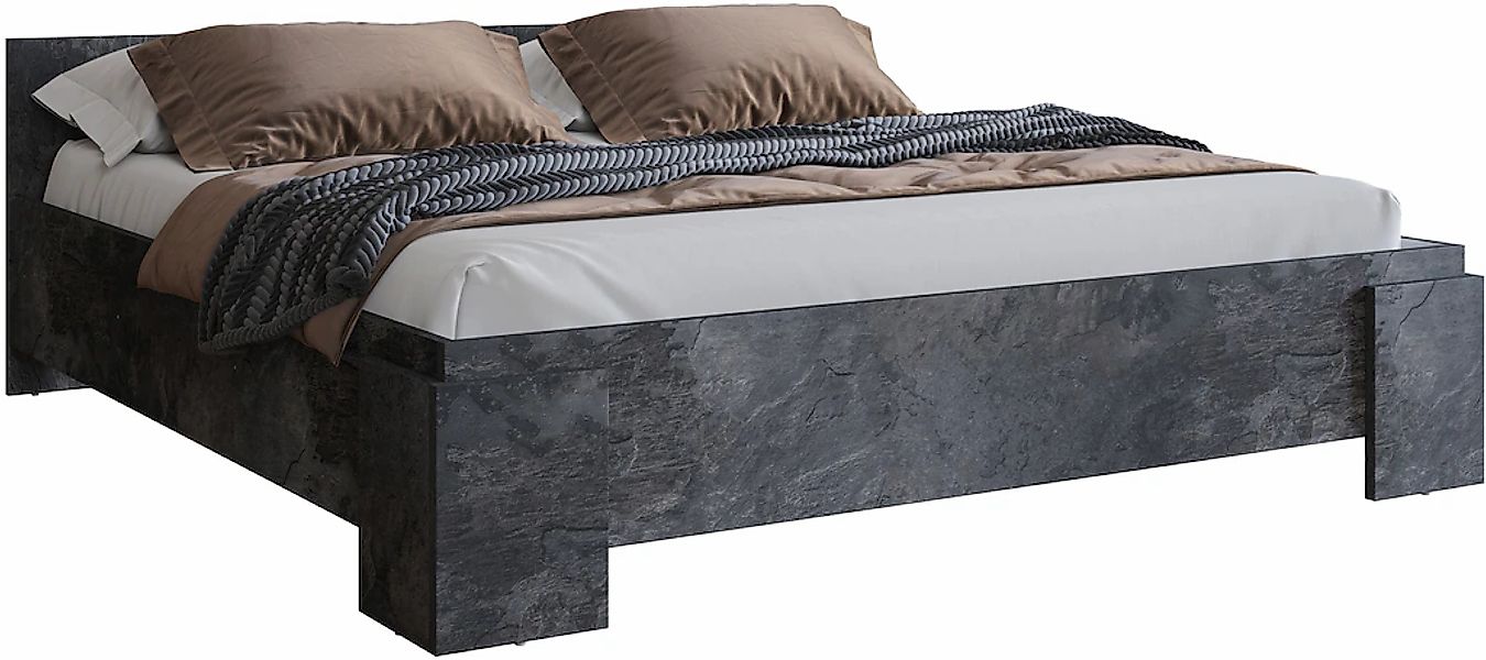 Home affaire Bettgestell "India, FSC-zertifizierter Holzwerkstoff, Made in günstig online kaufen