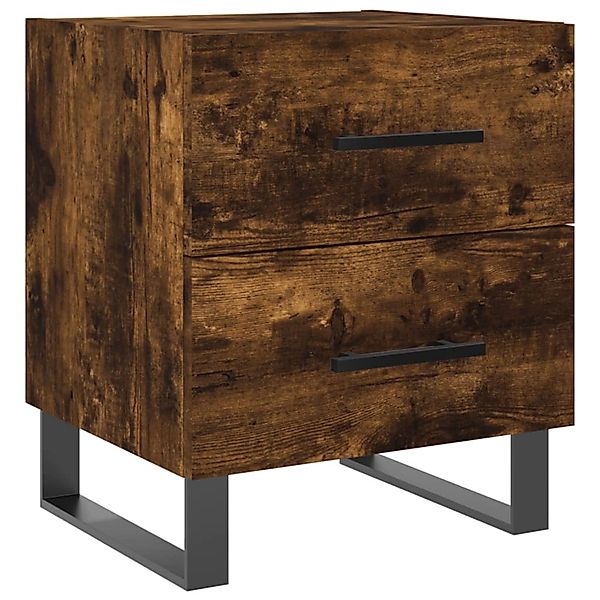 vidaXL Nachttisch Räuchereiche 40x35x47,5 cm Holzwerkstoff 827366 günstig online kaufen