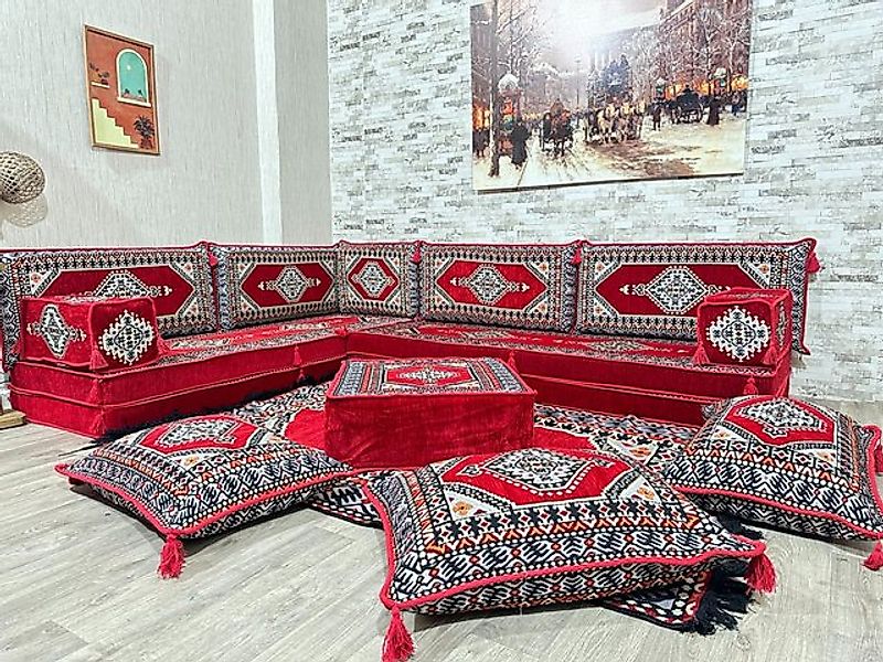 CaddeBuy Sofa Orientalisches Sitzecke Set, Arabische Ecke Majlis, Bodenkiss günstig online kaufen