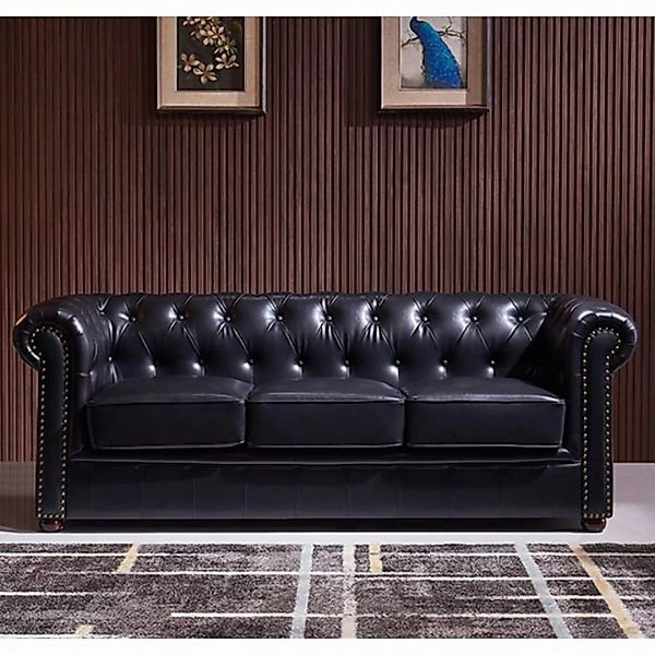 JVmoebel Sofa Chesterfield Sofagarnitur Polster 3+2+1 Wohnzimmer Couch Desi günstig online kaufen