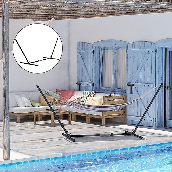 Outsunny Hängemattengestell verstellbarer Hängemattenständer für Garten & S günstig online kaufen
