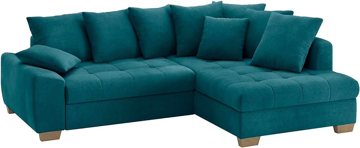 Mr. Couch Ecksofa "Nikita II, L-Form", Wahlweise mit Bettfunktion, Bettkast günstig online kaufen