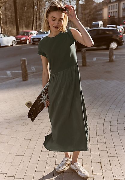 STREET ONE STUDIO Midikleid Ohne Taschen mit Rundhalsausschnitt günstig online kaufen