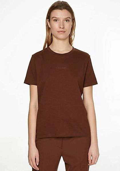 Calvin Klein Rundhalsshirt MICRO LOGO REGULAR T-SHIRT mit dezentem Calvin K günstig online kaufen