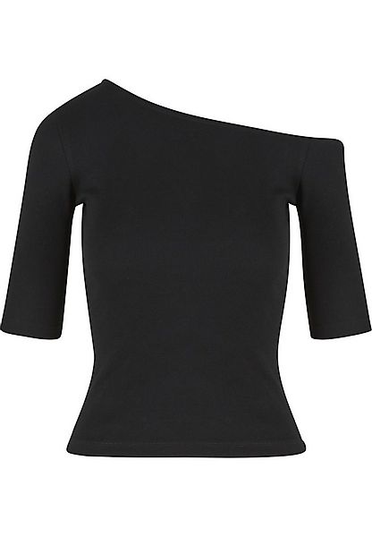 URBAN CLASSICS T-Shirt Urban Classics Ladies Organic Asymmetric Rib Tee (1- günstig online kaufen