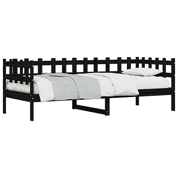 vidaXL Bett Tagesbett Schwarz 80x200 cm günstig online kaufen