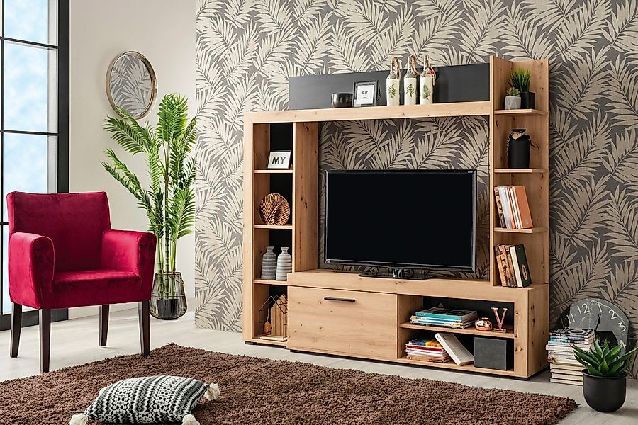 INOSIGN Wohnwand "Rubi" 4 Stk. tlg. günstig online kaufen