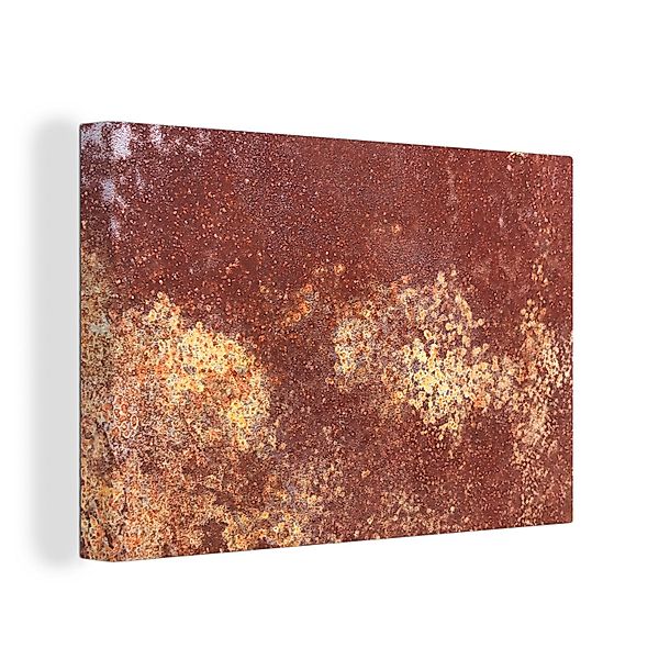 OneMillionCanvasses® Leinwandbild Rost - Rot - günstig online kaufen