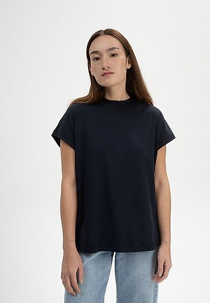 MELA Kurzarmshirt T-Shirt MADHU Fein gerippter Kragen günstig online kaufen