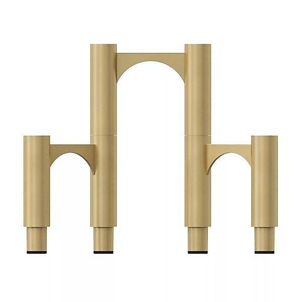 AYTM - Compono Kerzenständer - gold/LxBxH 12,6x2,8x12cm günstig online kaufen