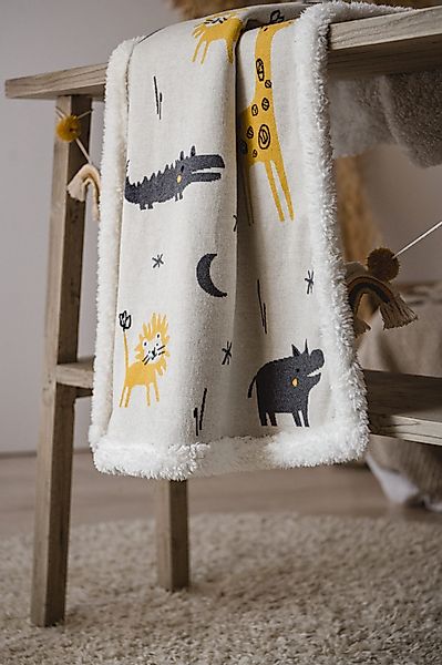 Babydecke Zoo Winter Strick, Kaiser günstig online kaufen