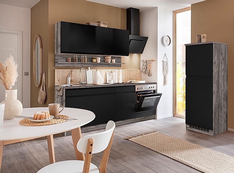 KOCHSTATION Küchenzeile "KS-Virginia" Breite 270 cm, wahlweise mit E-Geräte günstig online kaufen