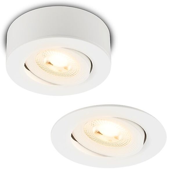 Briloner Leuchten LED Deckeneinbaustrahler, LED fest integriert, schwenkbar günstig online kaufen