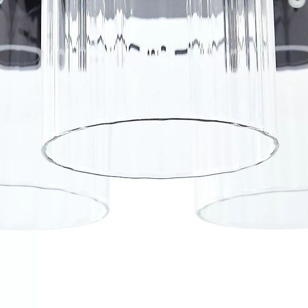Lucande Eirian Deckenleuchte mit Glasschirmen, 3-flammig günstig online kaufen