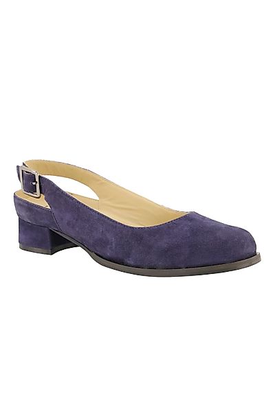 Ulla Popken Pumps Veloursleder verstellbare Ferse günstig online kaufen