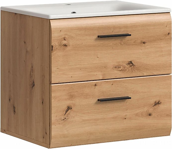 welltime Waschbeckenunterschrank 2 Stk. tlg. Florenz, Waschtisch inkl. Wasc günstig online kaufen