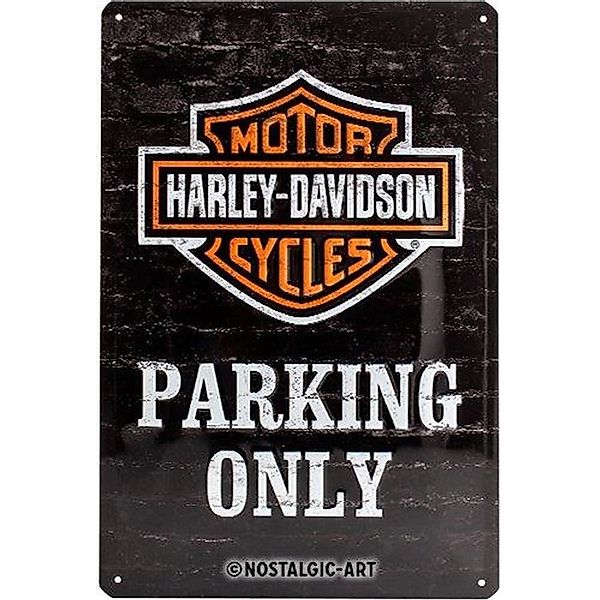 Nostalgic-Art Blechschild 20 x 30cm - Harley-Davidson - Parking Only günstig online kaufen