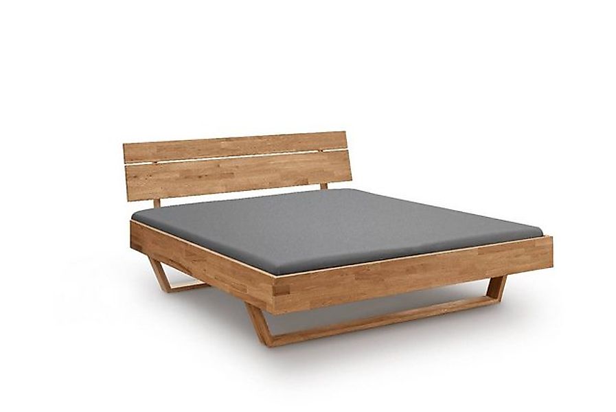 TPT Möbel Massivholzbett Nature Elegance, Wildeiche günstig online kaufen