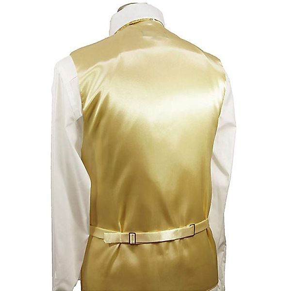 Paul Malone Anzugweste Herren Hochzeitsweste mit Plastron Set 2tlg floral - günstig online kaufen